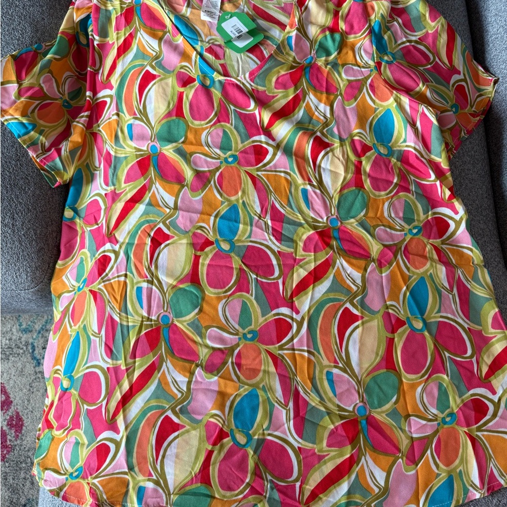 Heimish USA Floral Multicolor Women's Top